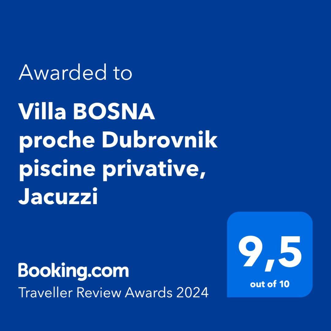 Villa Bosna Near Dubrovnik Very Beautiful Villa Entirely Privatized Swimming Pool, Jacuzzi, Sauna, Billiard, Ping-Pong Ivanica Екстер'єр фото